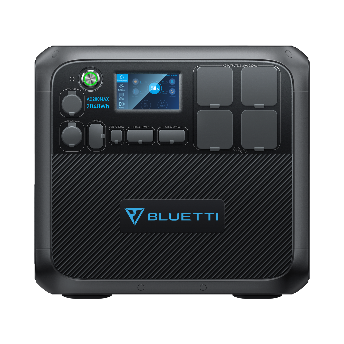 Bluetti AC200MAX 2,200W Portable Power Station with 350W Solar Panel