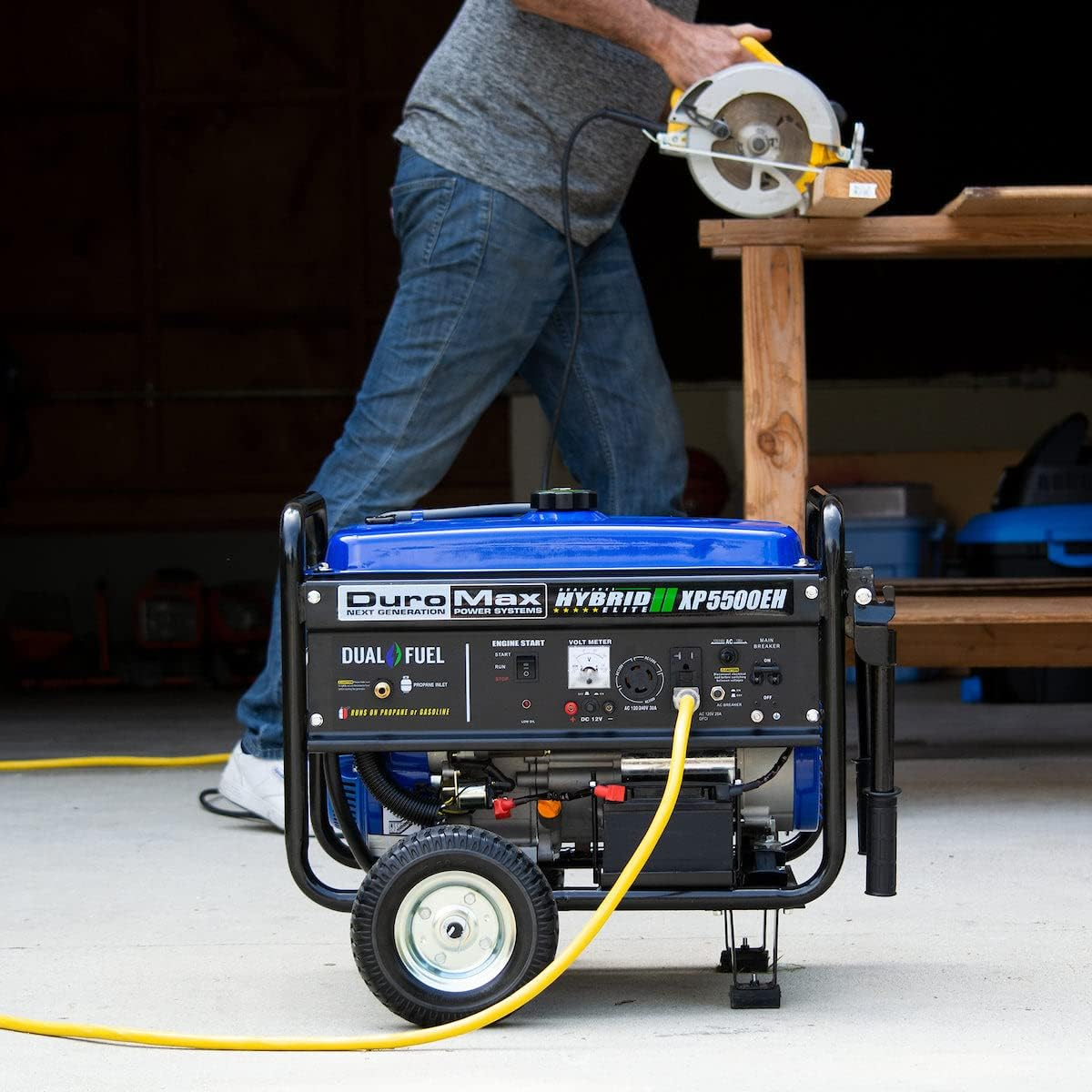 5,500-Watt Portable Dual Fuel Generator - Image 2