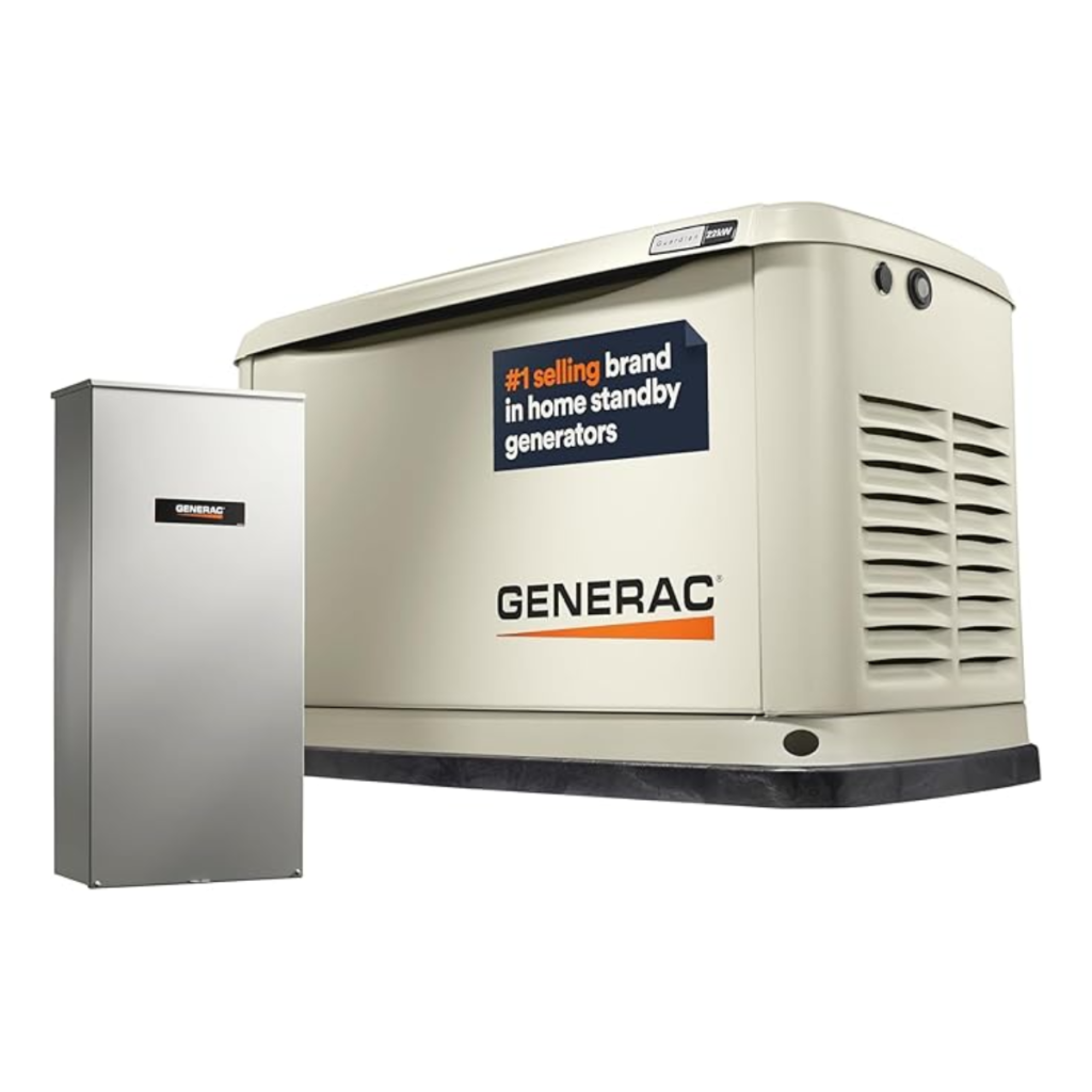 Guardian 22 kW / 19.5 kW Air-Cooled Home Standby Generator with Wi-Fi & 200A Transfer Switch