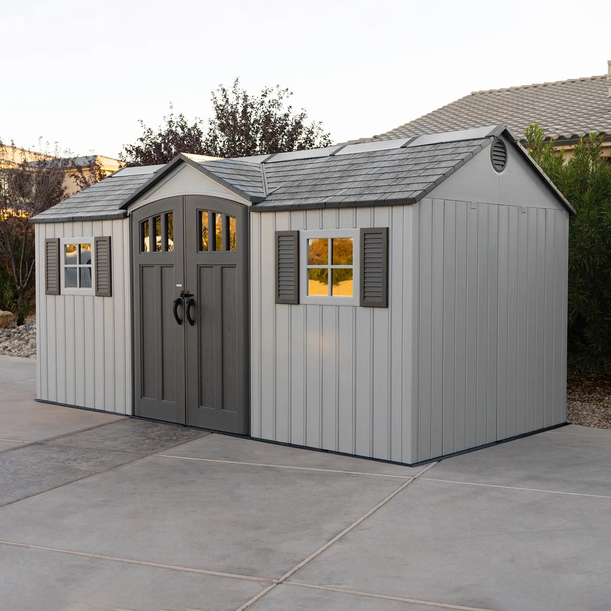 15x8 Storage Shed with Side Entry - UV-Protected HDPE | - Image 3