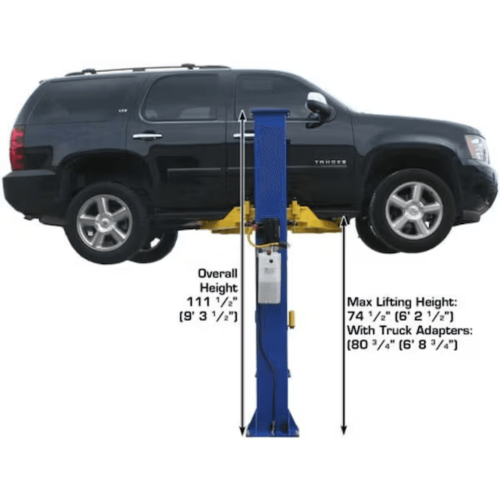 9000 LB Baseplate 2-Post Lift - 9KBPX - Image 4