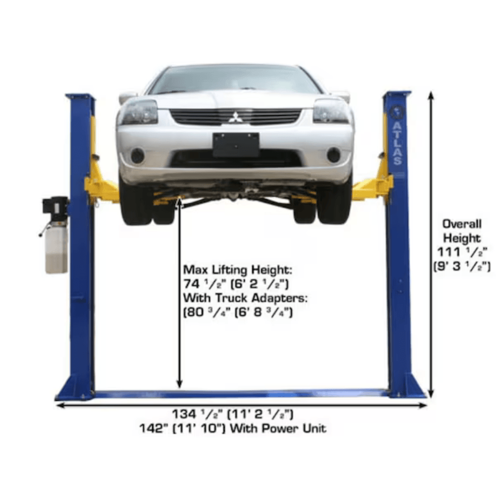 9000 LB Baseplate 2-Post Lift - 9KBPX - Image 7