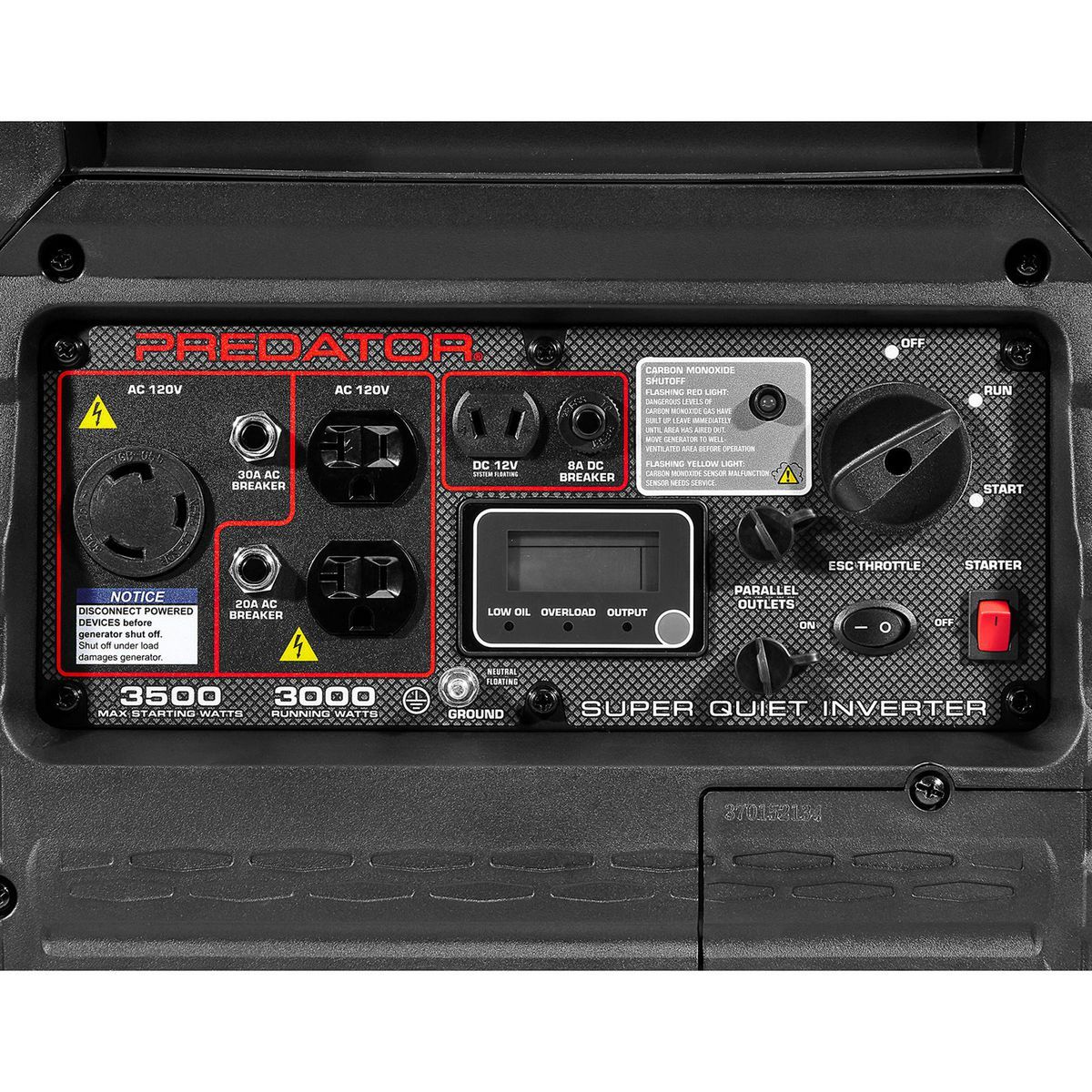3500 Watt Super Quiet Inverter Generator - Image 3