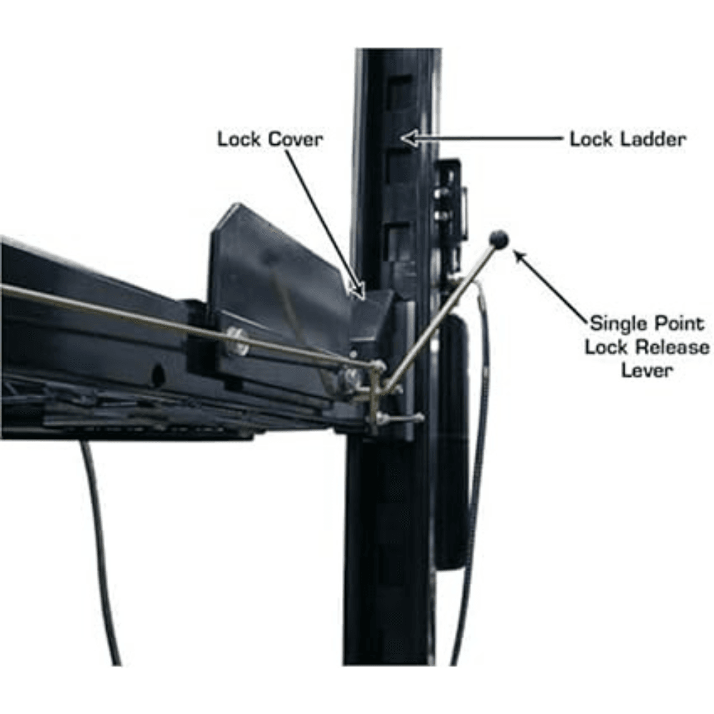 Automotive Equipment Equipment Garage Extra Tall Portable Hobbyist 8 000 Lb. Capacity 4-Post Lift - Image 6