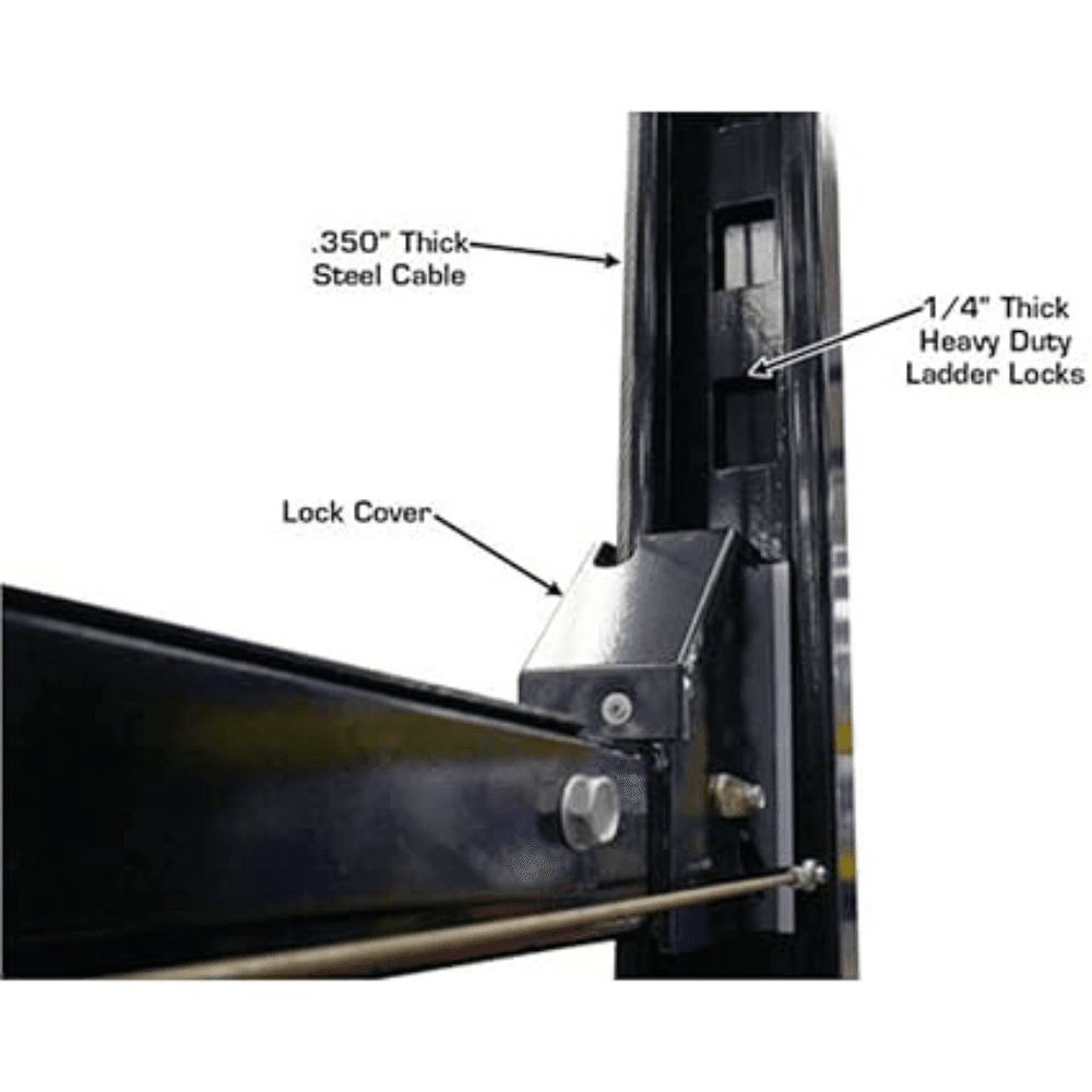 Automotive Equipment Equipment Garage Extra Tall Portable Hobbyist 8 000 Lb. Capacity 4-Post Lift - Image 7