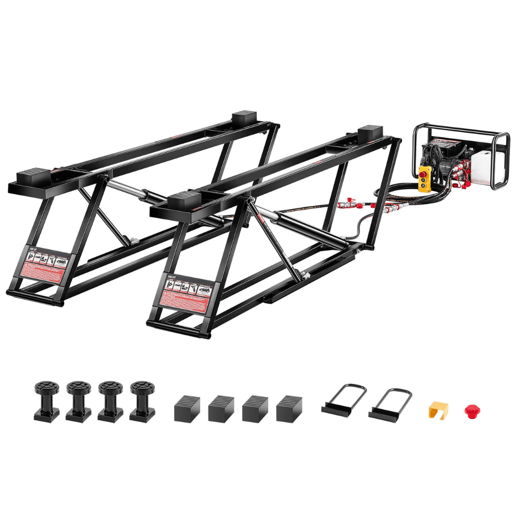 5,000 LB Adjustable Car Lift with Remote Control - Perfect for Home Garages - Image 6