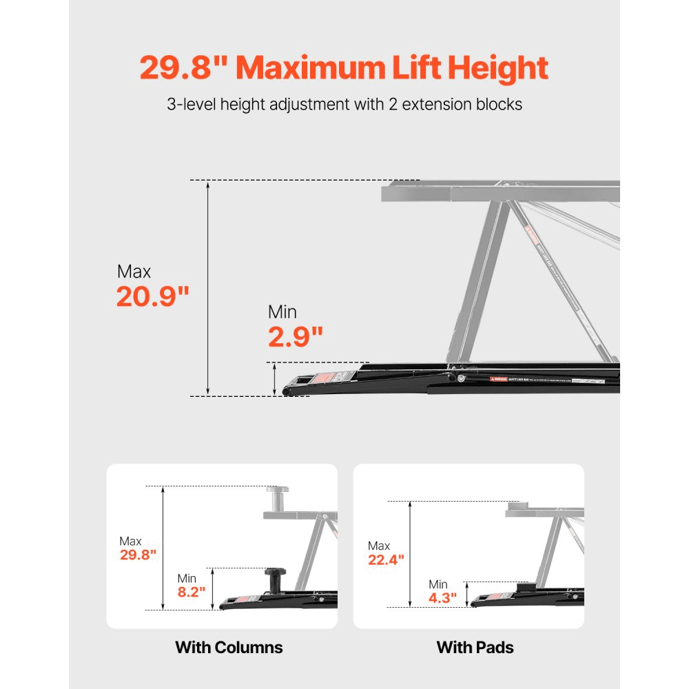 5,000 LB Adjustable Car Lift with Remote Control - Perfect for Home Garages - Image 11