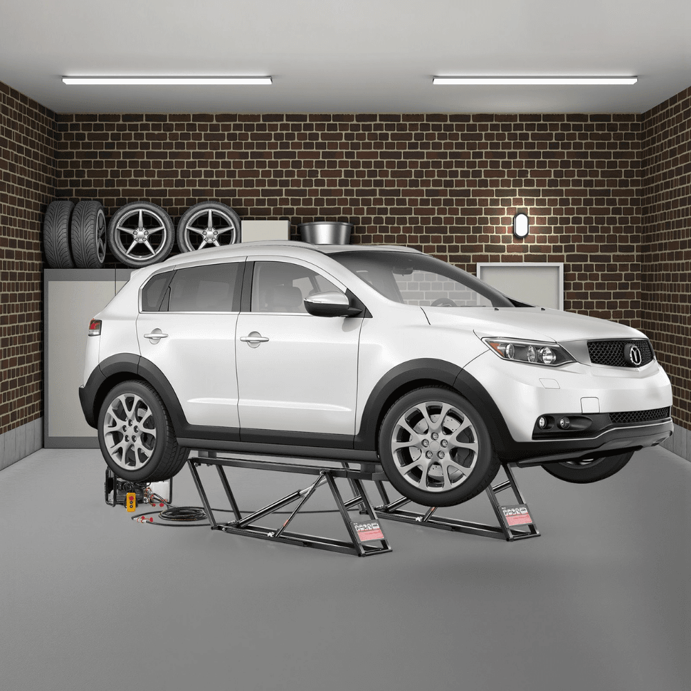 5,000 LB Adjustable Car Lift with Remote Control - Perfect for Home Garages - Image 3
