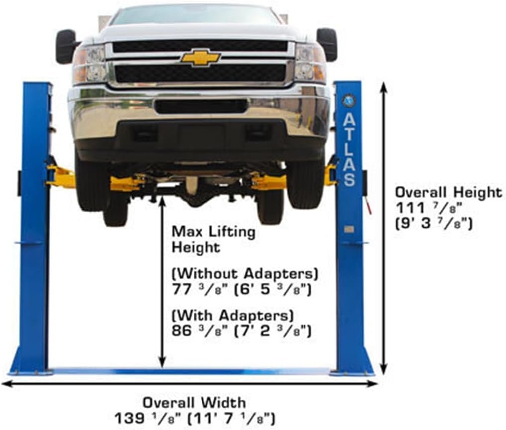 Automotive Equipment Equipment Commercial Grade Baseplate 10 000 Lb. Capacity 2-Post Lift - Image 4