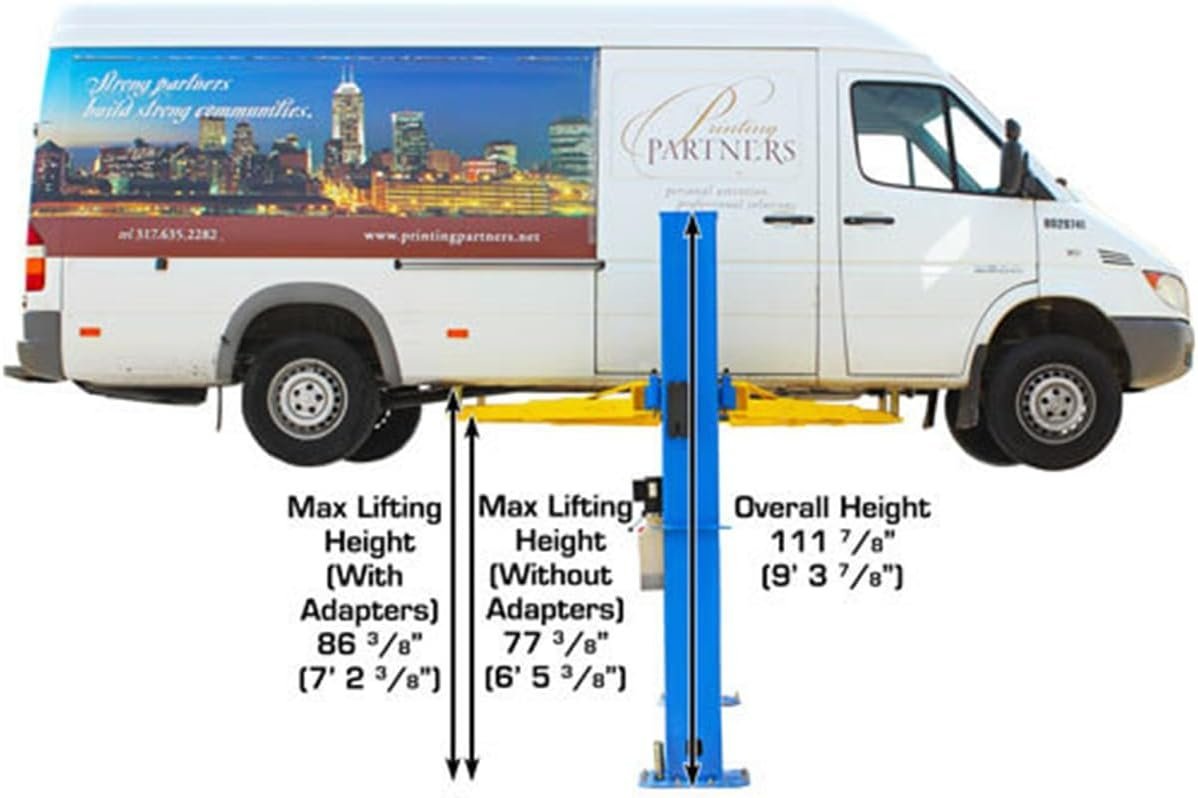 Automotive Equipment Equipment Commercial Grade Baseplate 10 000 Lb. Capacity 2-Post Lift - Image 7