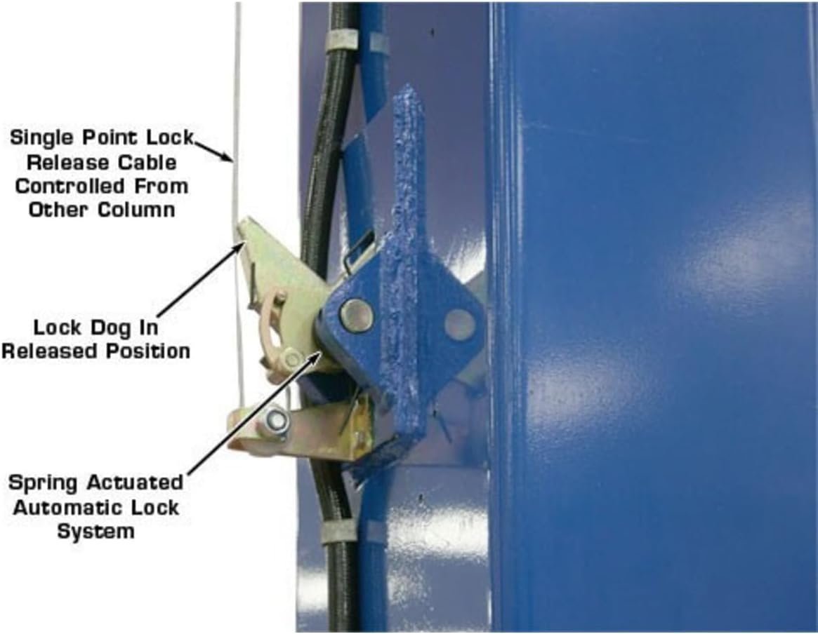 Automotive Equipment Commercial Grade Overhead 2-Post Lift 12,000 lb. Capacity - Image 9