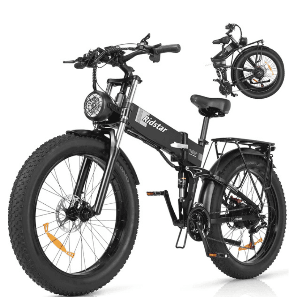 DC26 2000W Folding Fat Tire Mountain Electric Bike