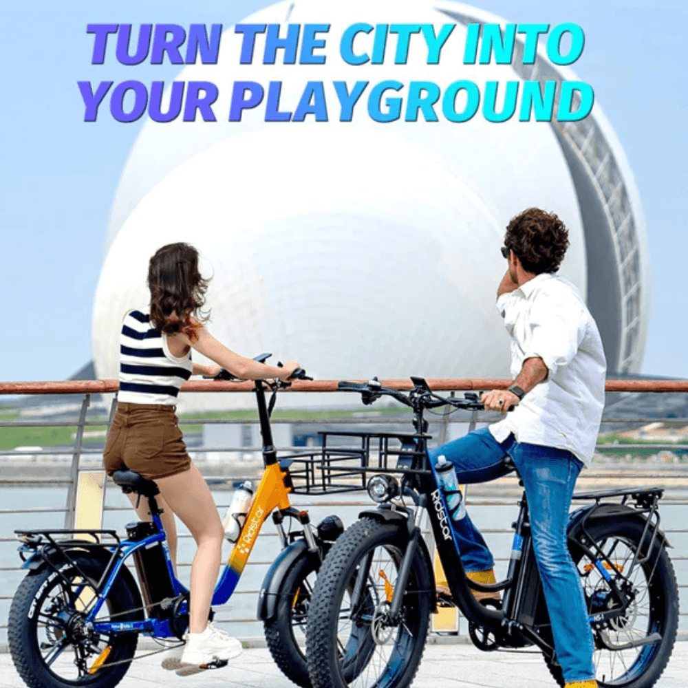 DC26 2000W Folding Fat Tire Mountain Electric Bike - Image 2