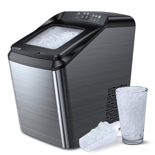 Nugget Ice Maker For Countertop, Ice Maker Machine