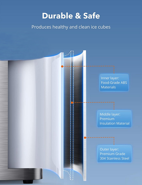 Nugget Ice Maker For Countertop, Ice Maker Machine - Image 3