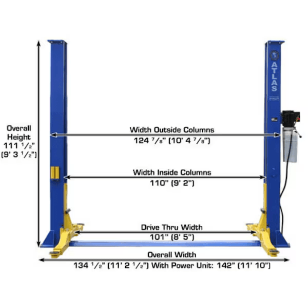 9000 LB Overhead 2-Post Lift - 9KOHX - Image 2