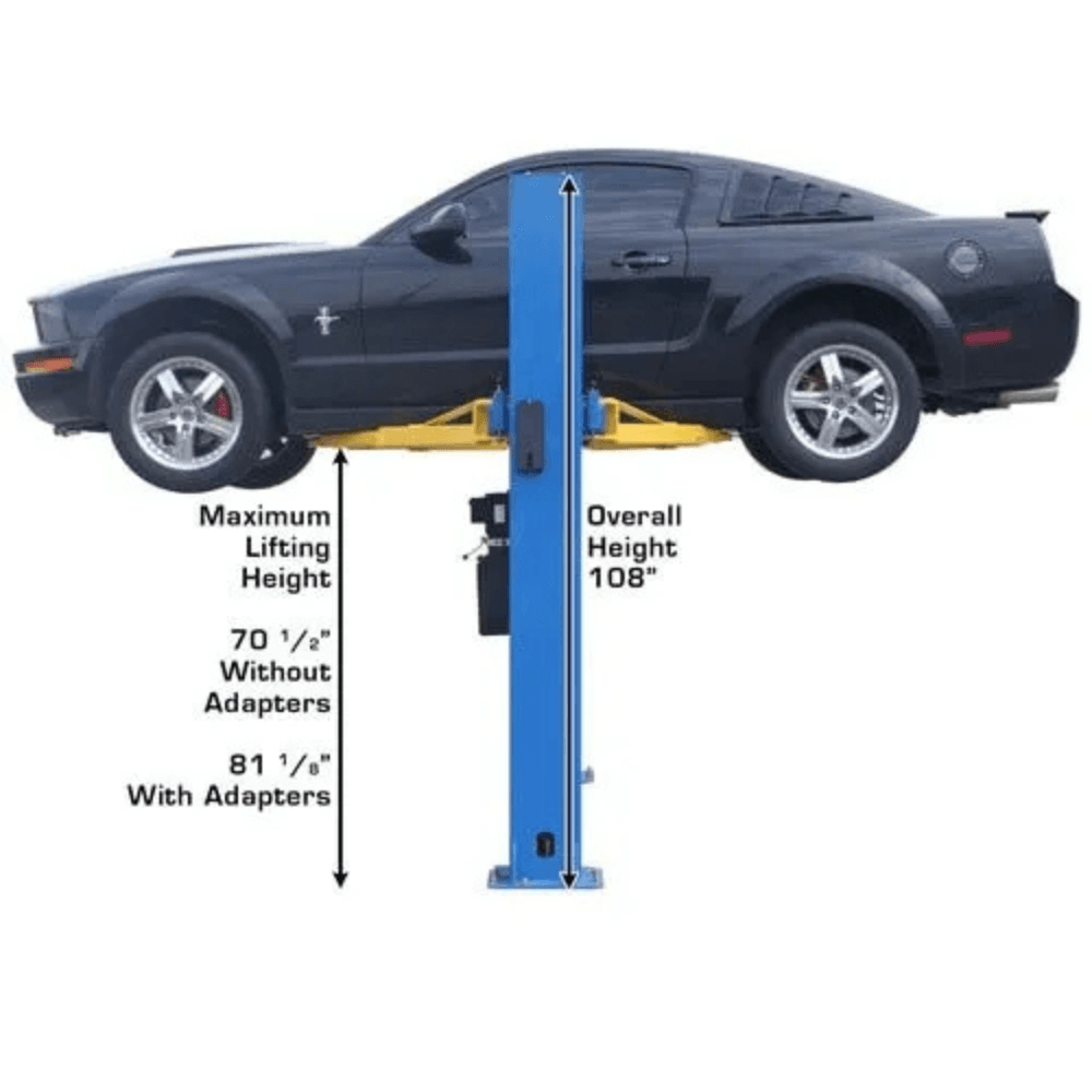8000 Lb Capacity Baseplate 2-Post Lift - Image 2