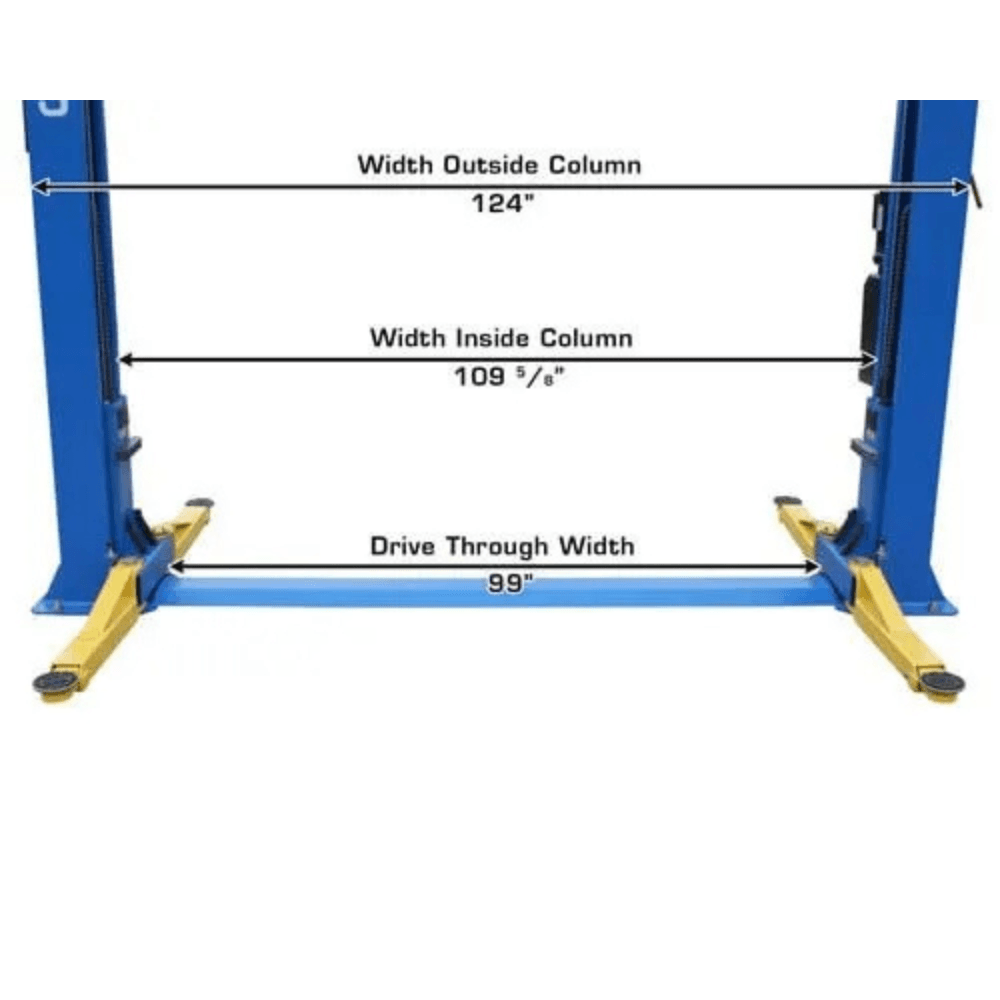 8000 Lb Capacity Baseplate 2-Post Lift - Image 6