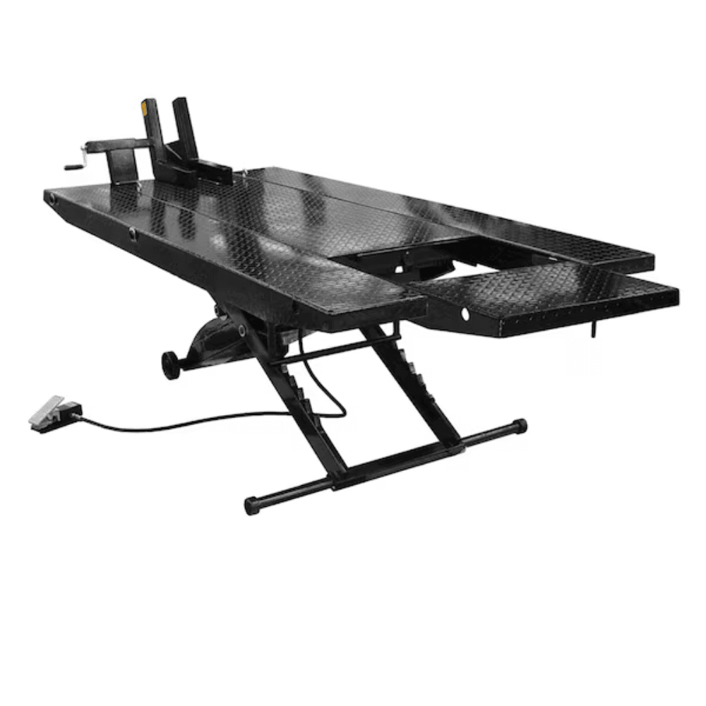 Motorcycle Lift W Side Extension Kit