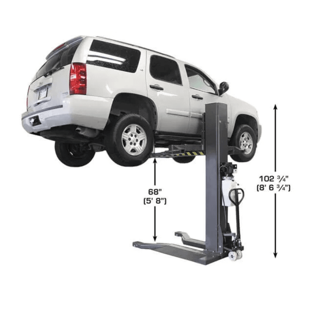 Single-Post Lift 6000 Lb - Capacity Portable - ATEXH-PSP-6000-FPD - Image 4