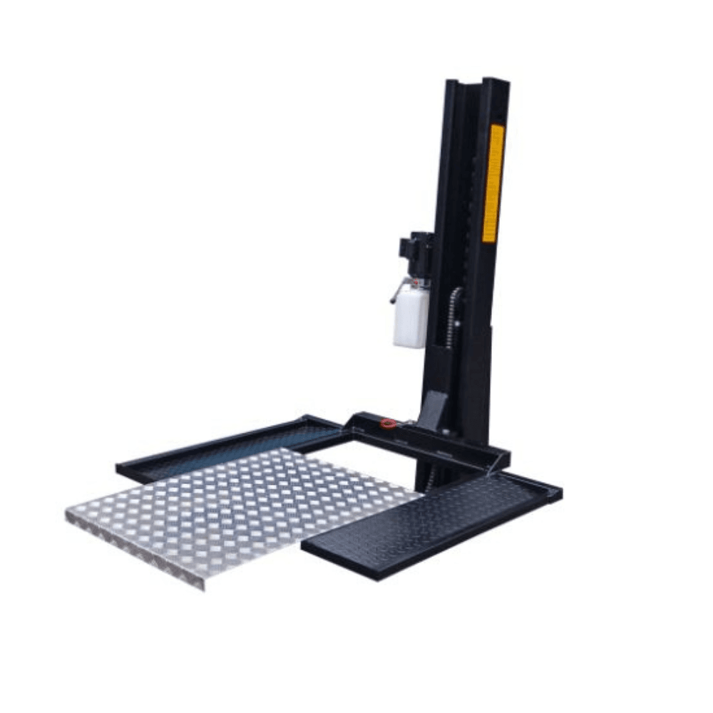 Auto Lift 2,000 lb. Single Column Turf Lift - New Black - Image 2
