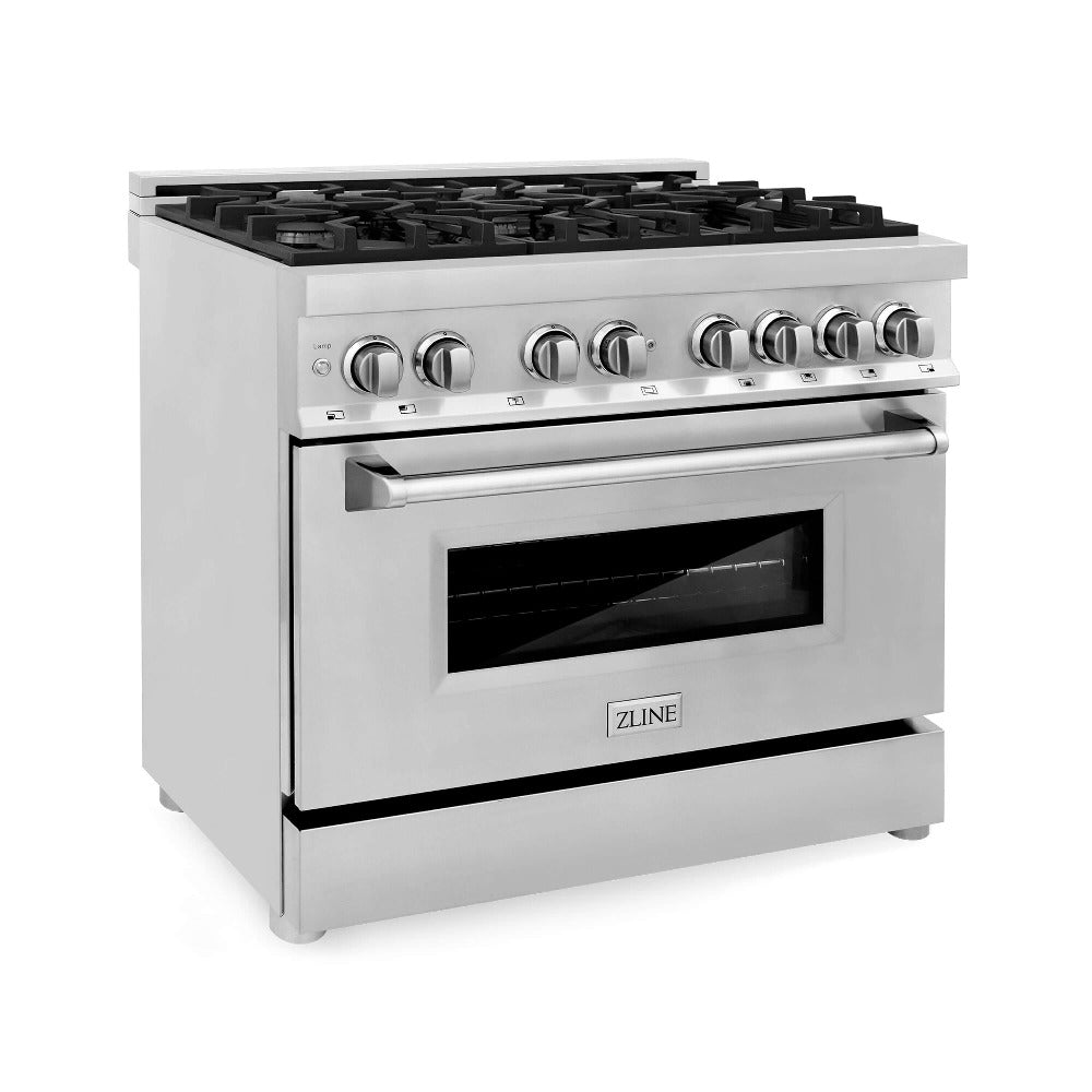 36 in. Professional Dual Fuel Range - Fingerprint Resistant Stainless Steel