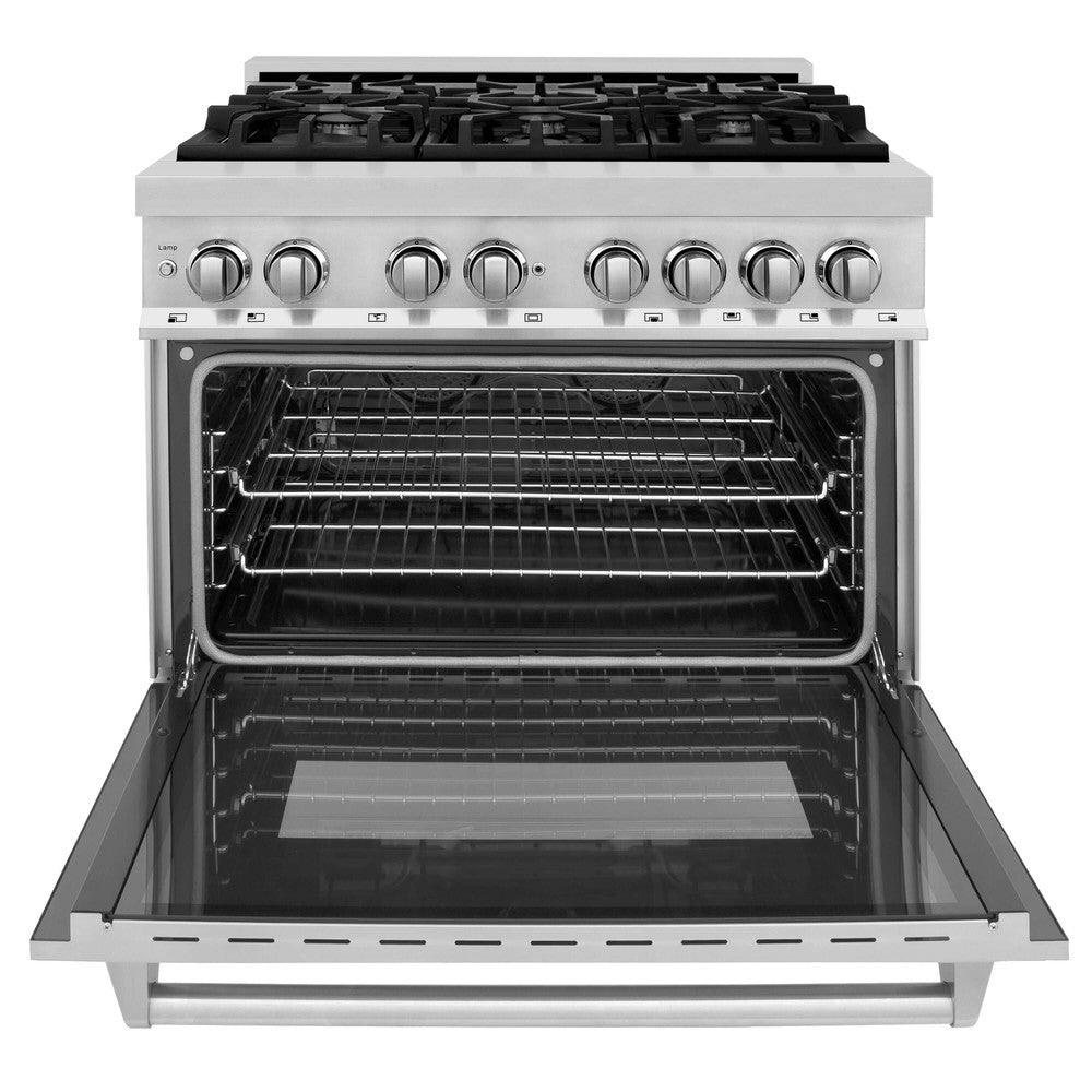 36 in. Professional Dual Fuel Range - Fingerprint Resistant Stainless Steel - Image 3