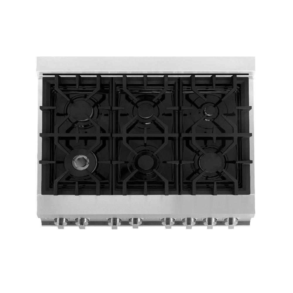 36 in. Professional Dual Fuel Range - Fingerprint Resistant Stainless Steel - Image 4