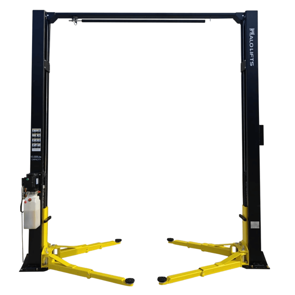 Clear Floor 2 Post Car Lift - 10,000 LBS Capacity