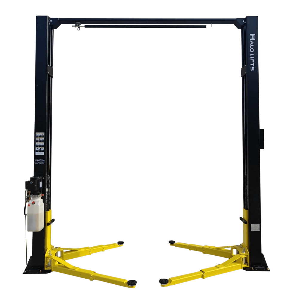 Clear Floor 2 Post Car Lift - 14,000 LB Capacity