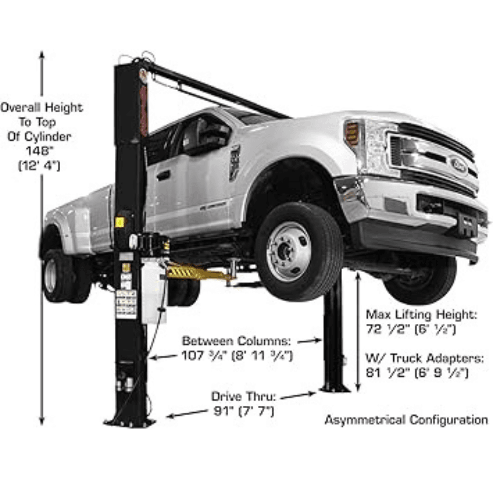 10000 LB Certified 2-Post Lift - PVL-10 - Image 2