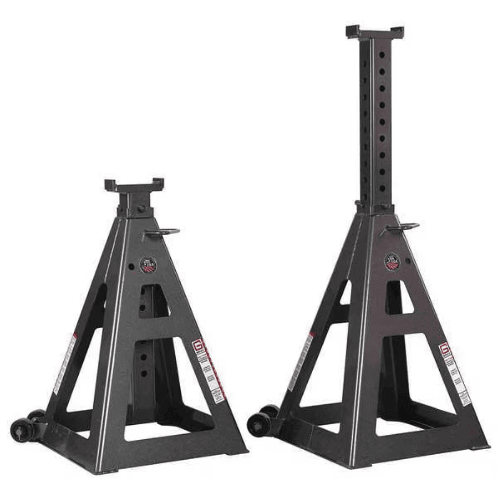 Tall Vehicle Stands - 35-Ton Capacity (Pair)