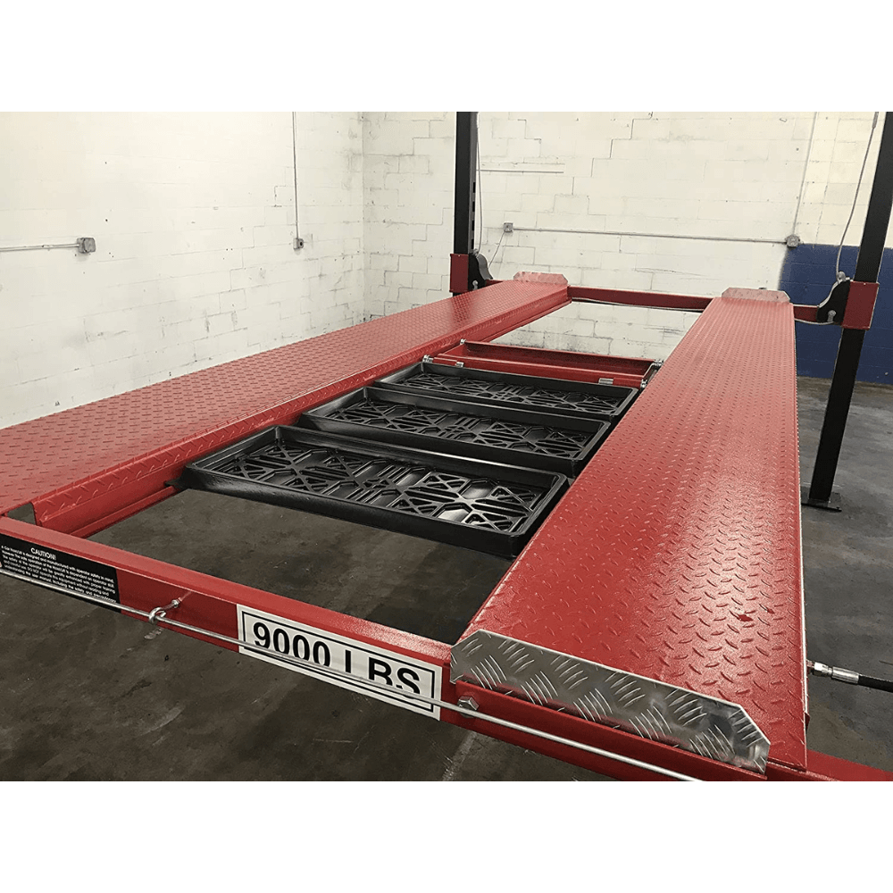 Extra Long & Extra Tall 9,000 lbs Capacity Portable Four Post Storage Car Lift - 110V - Image 3