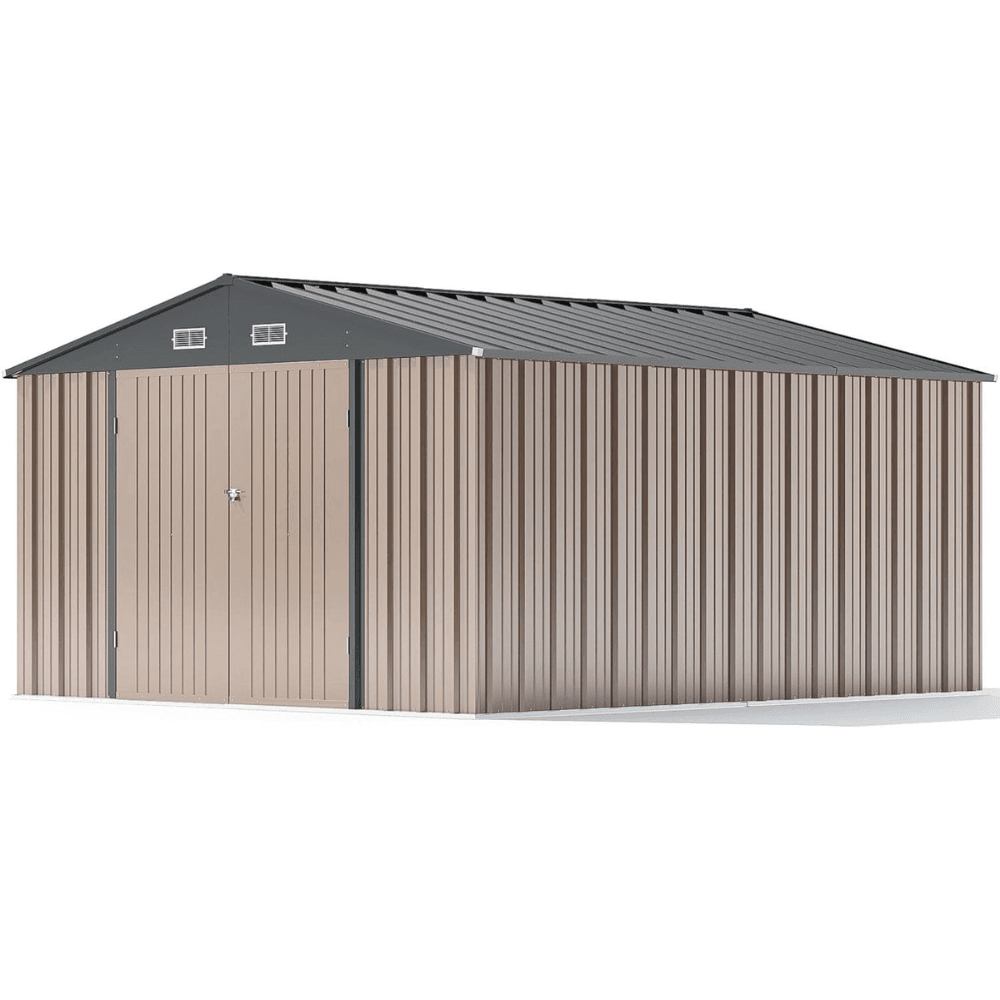 10 ft. W x 12 ft. D Size Upgrade Metal Storage Shed (119 sq. ft.)