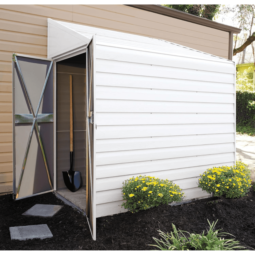 4 ft. x 7 ft. Yardsaver Galvanized Steel Storage Shed - Image 5