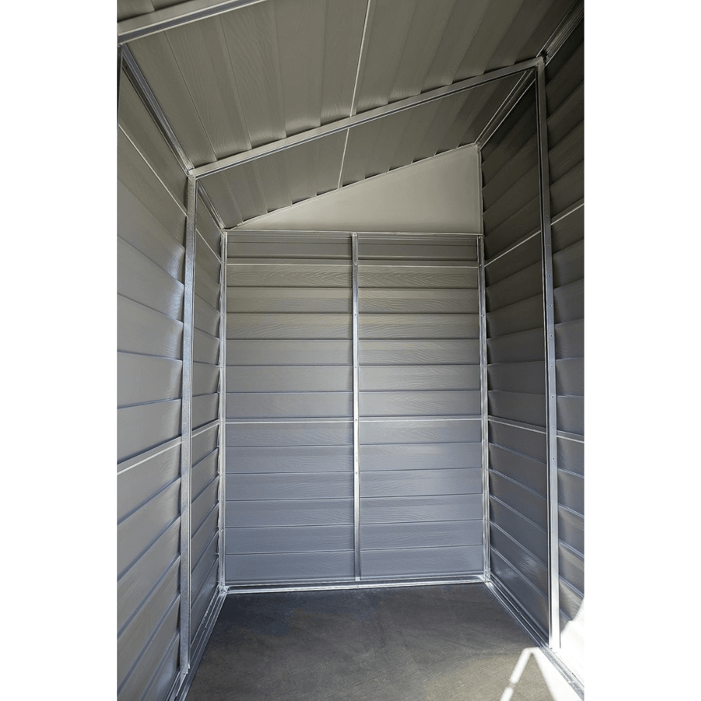 4 ft. x 7 ft. Yardsaver Galvanized Steel Storage Shed - Image 6