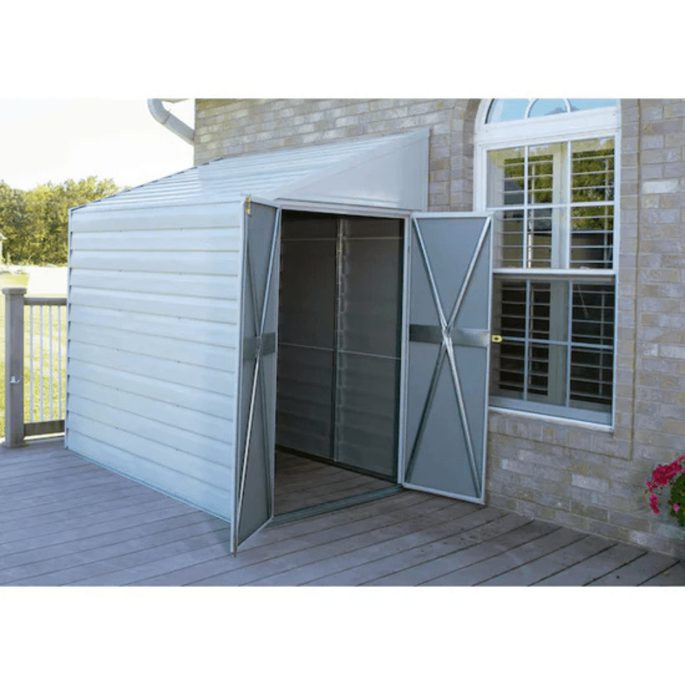 4 ft. x 7 ft. Yardsaver Galvanized Steel Storage Shed - Image 8
