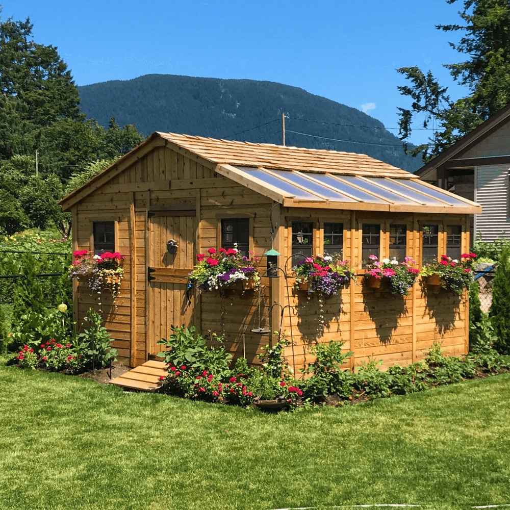 Cedar Sunshed Garden Shed | 12x12 - Image 3