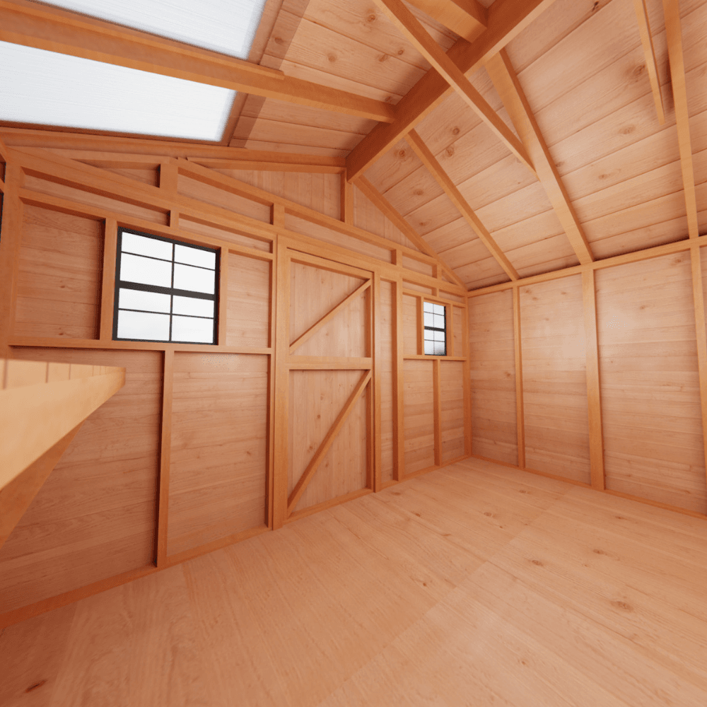 Cedar Sunshed Garden Shed | 12x12 - Image 7