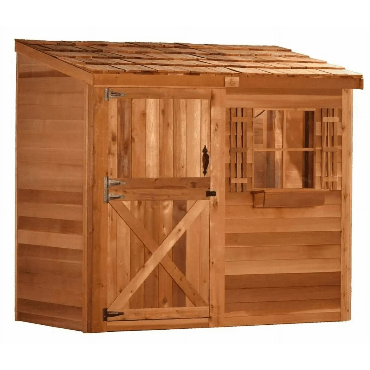 8x4 Lean To Storage Shed