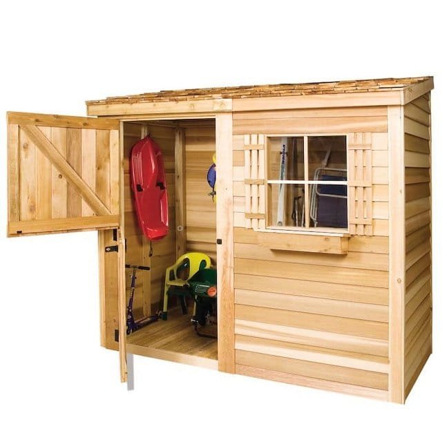 8x4 Lean To Storage Shed - Image 3