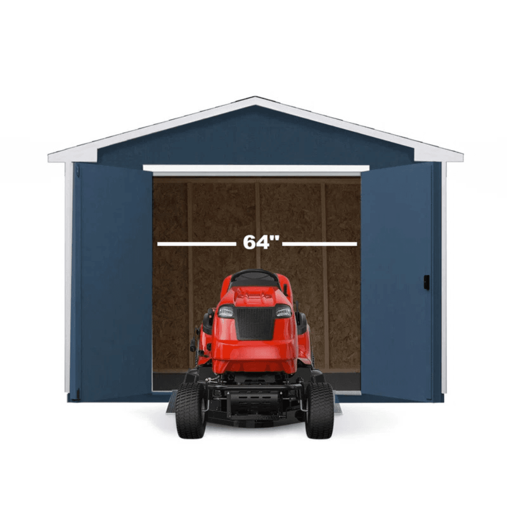 Gable 10x16 Outdoor Wood Shed - Image 7