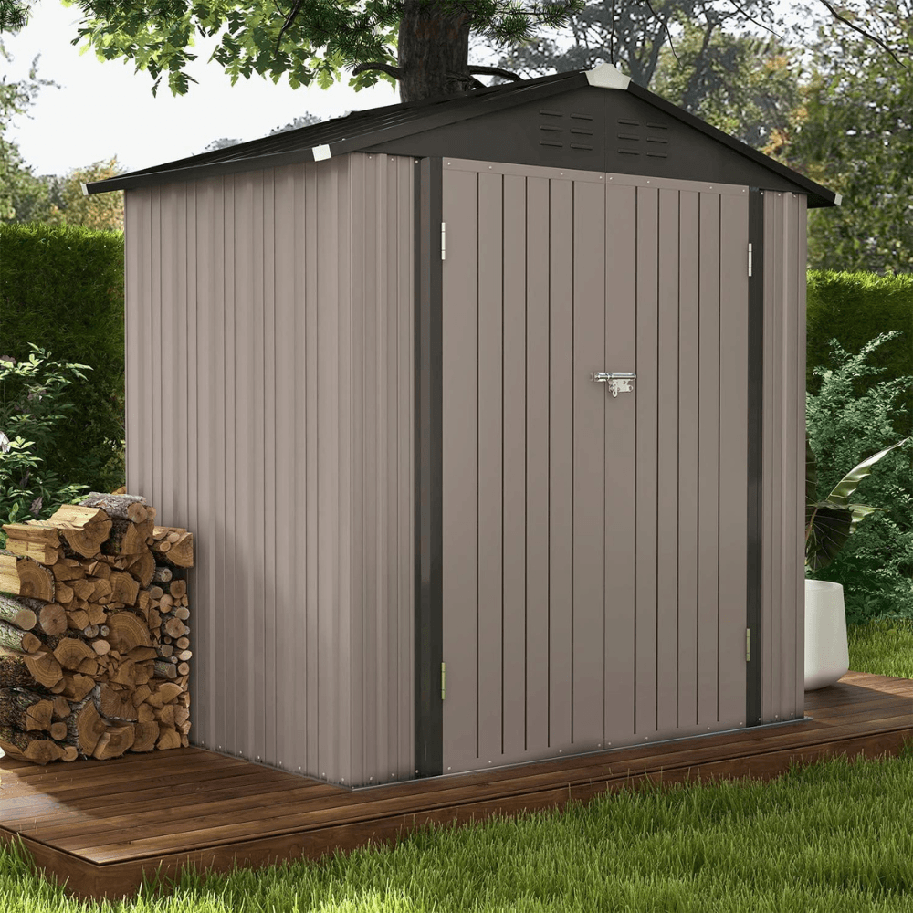7-ft x 7-ft Resin Storage Shed (Floor Included) - Image 6