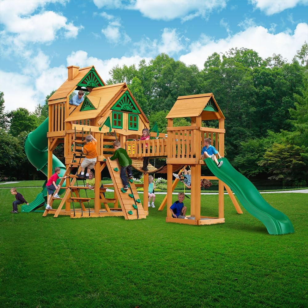 Treehouse Wooden Swing Set - Image 2