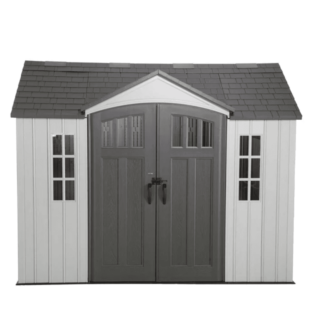 10′ x 8′ Outdoor Storage Shed, Gray