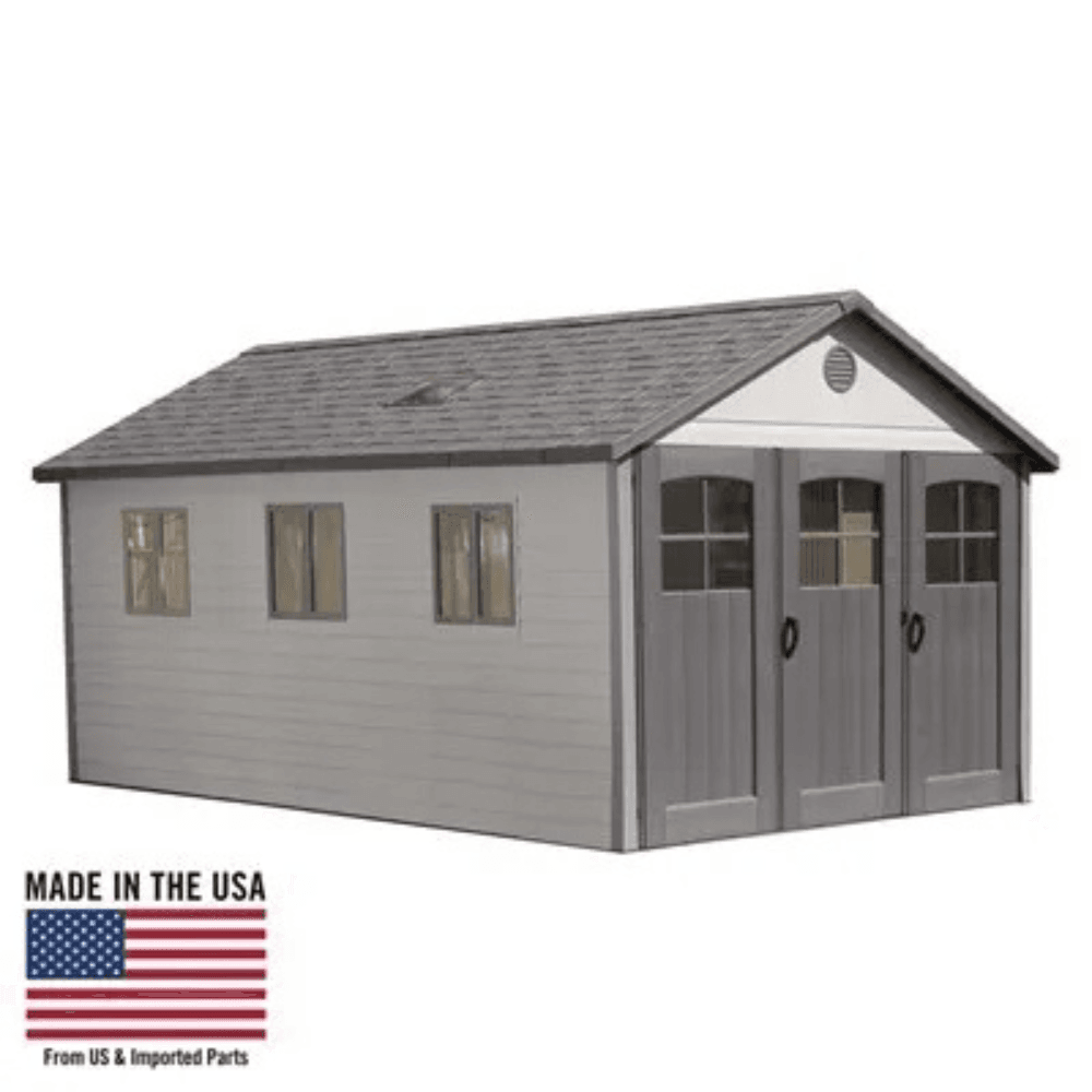 11x21 Storage Garage Kit W/ 9 Ft Wide Doors (60237)