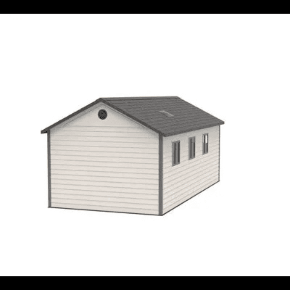 11x21 Storage Garage Kit W/ 9 Ft Wide Doors (60237) - Image 3