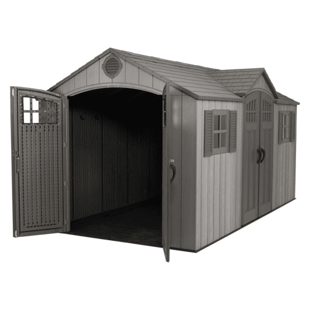 15′ x 8′ Rough Cut Backyard Storage Shed With Floor (60318) - Image 2