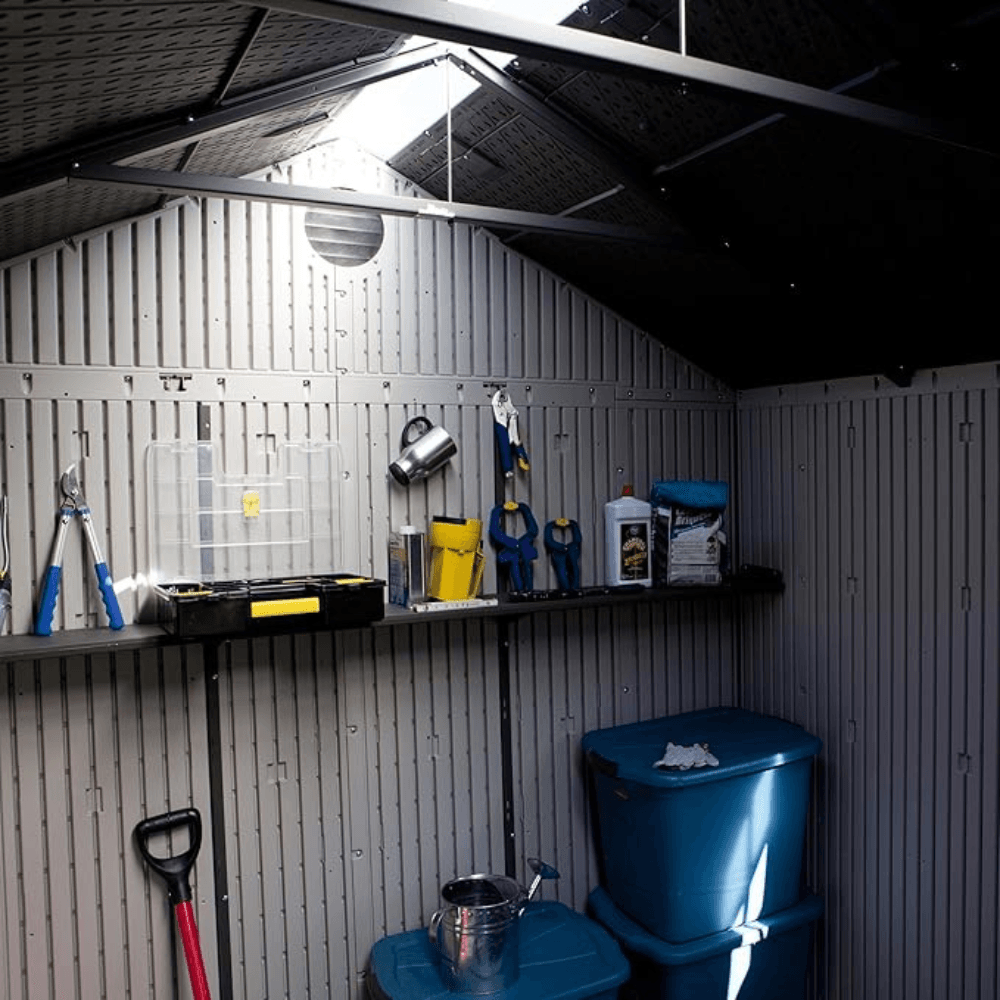 8′ x 10′ Outdoor Plastic Shed W/ Floor and Windows (60238) - Image 2