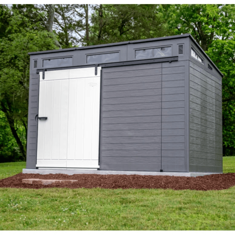 10 ft. x 7 ft. Barn Door Storage Shed - Image 3